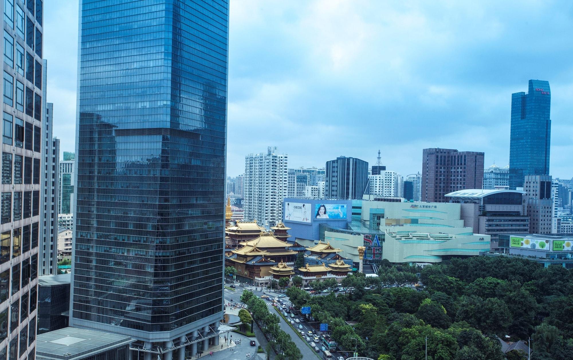 The Kunlun Jing An Hotel Shanghai Exterior foto
